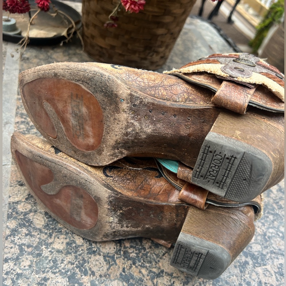 Corral Boho Boots with Removable Shafts - Picture 7 of 8